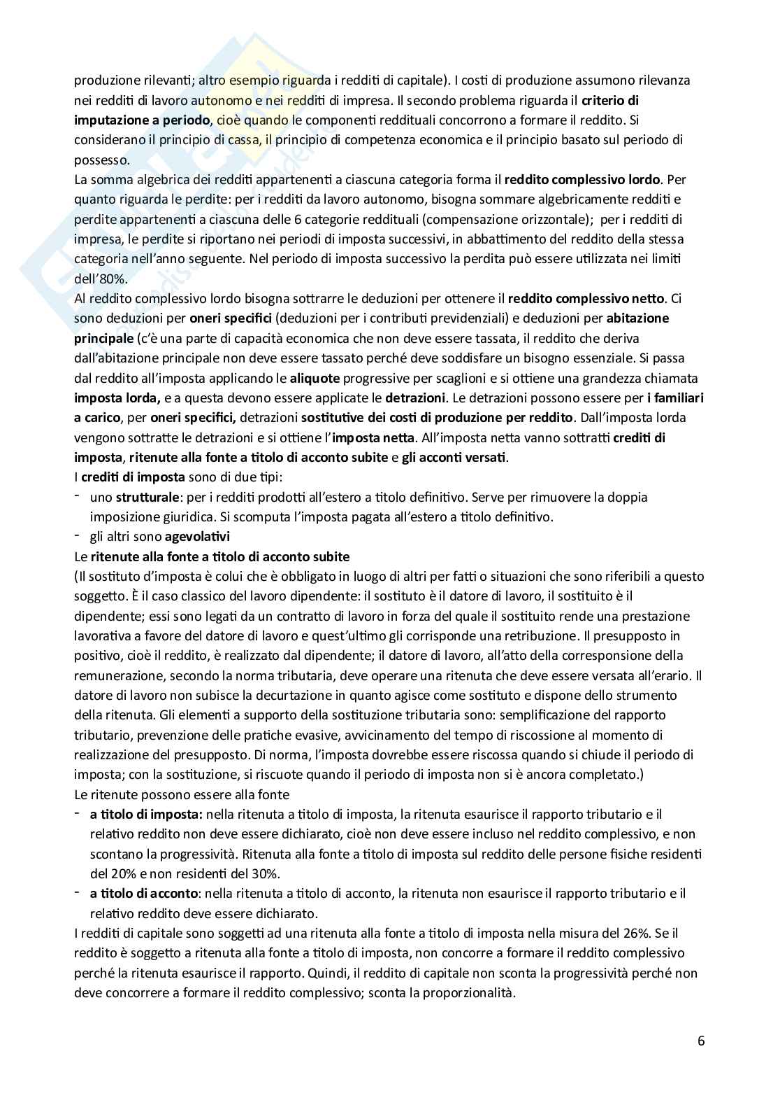 Diritto tributario  Pag. 6