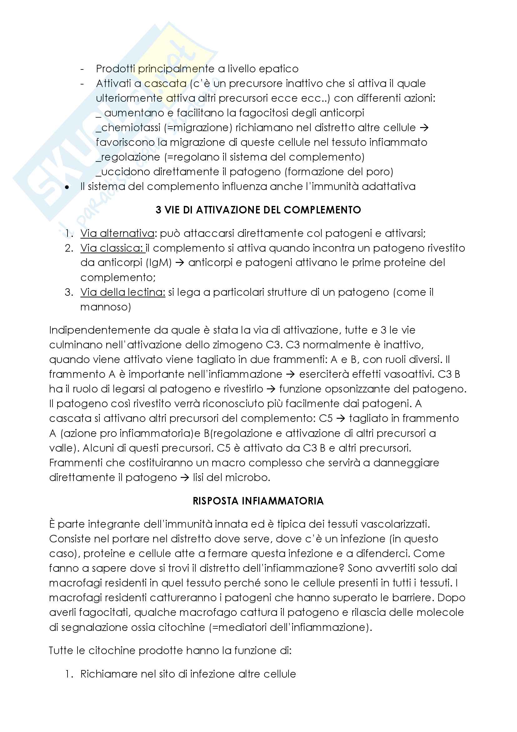 Immunologia e immunopatologia - Appunti Pag. 11