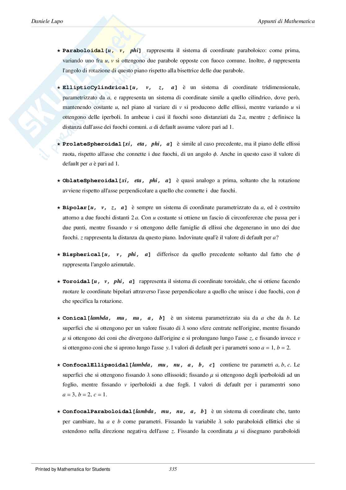 Manuale di Mathematica 10 Pag. 16