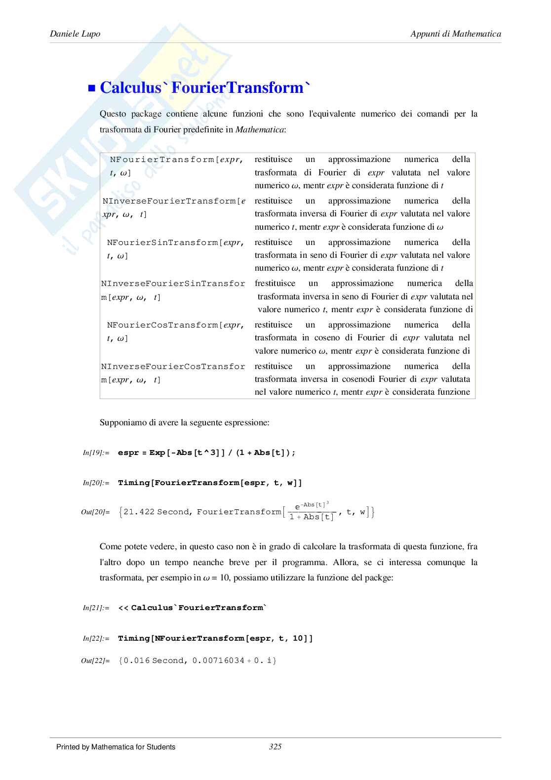 Manuale di Mathematica 10 Pag. 6