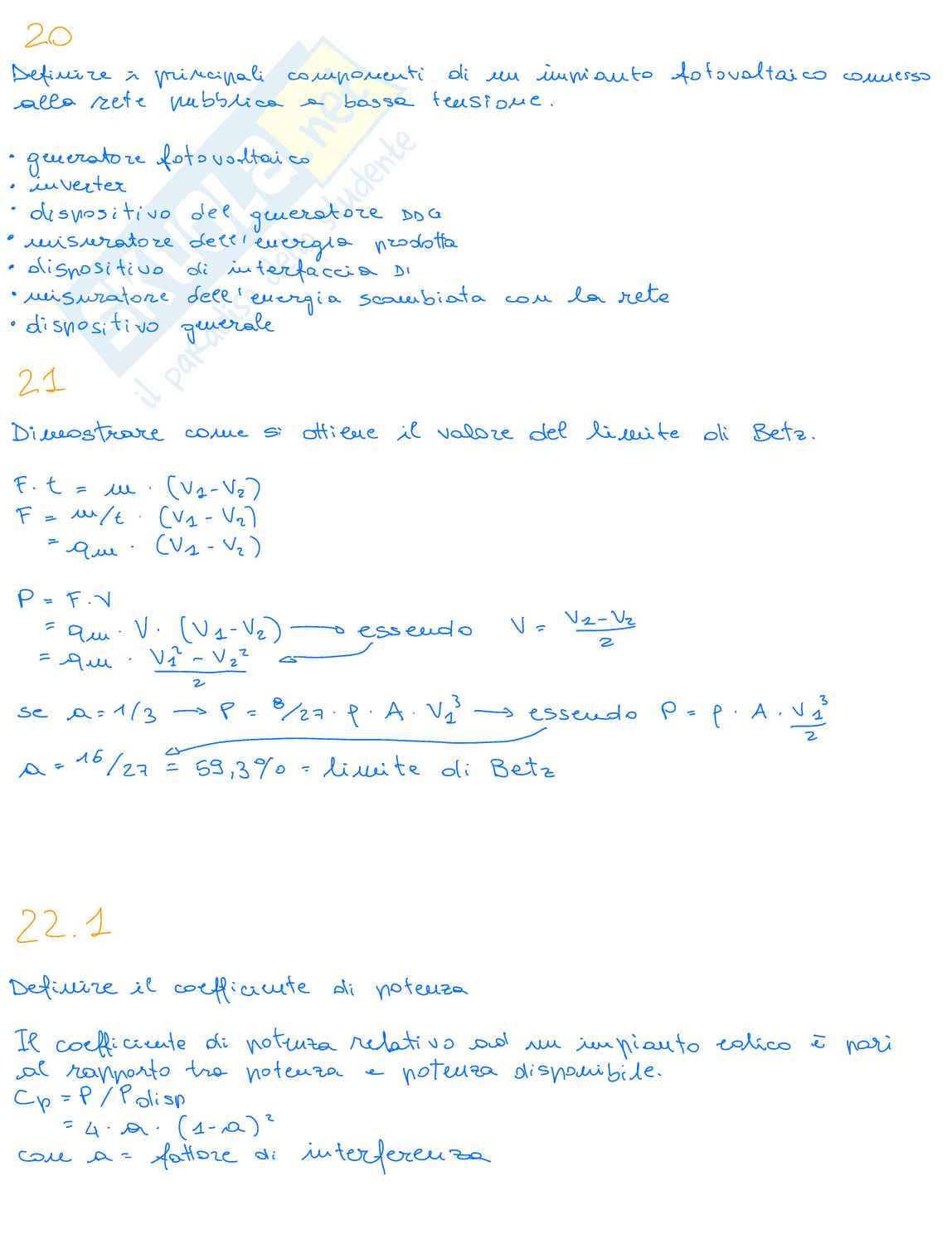 Risposte a tutte le domande aperte del corso di Macchine e sistemi energetici Pag. 11