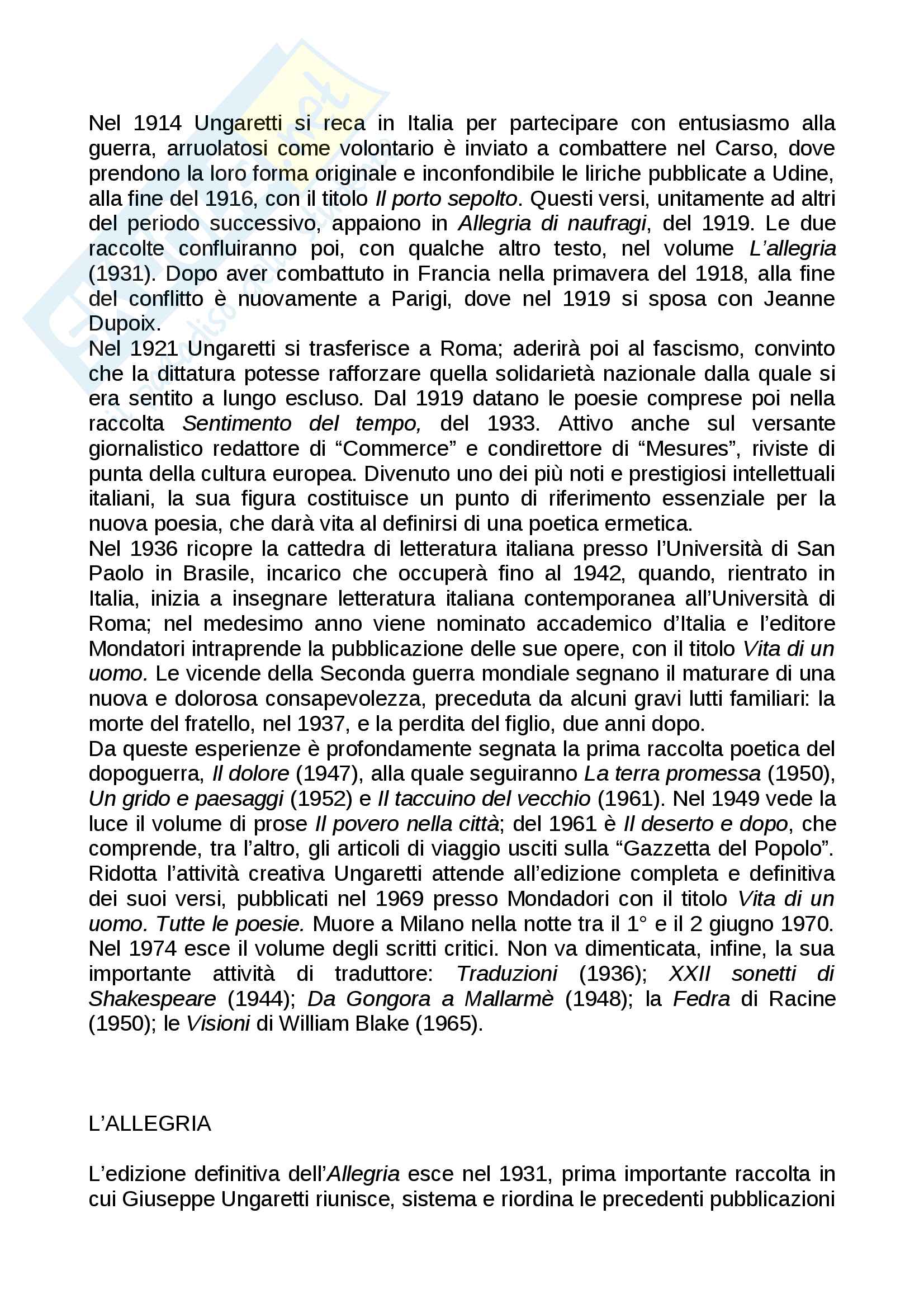 Giuseppe Ungaretti Pag. 2