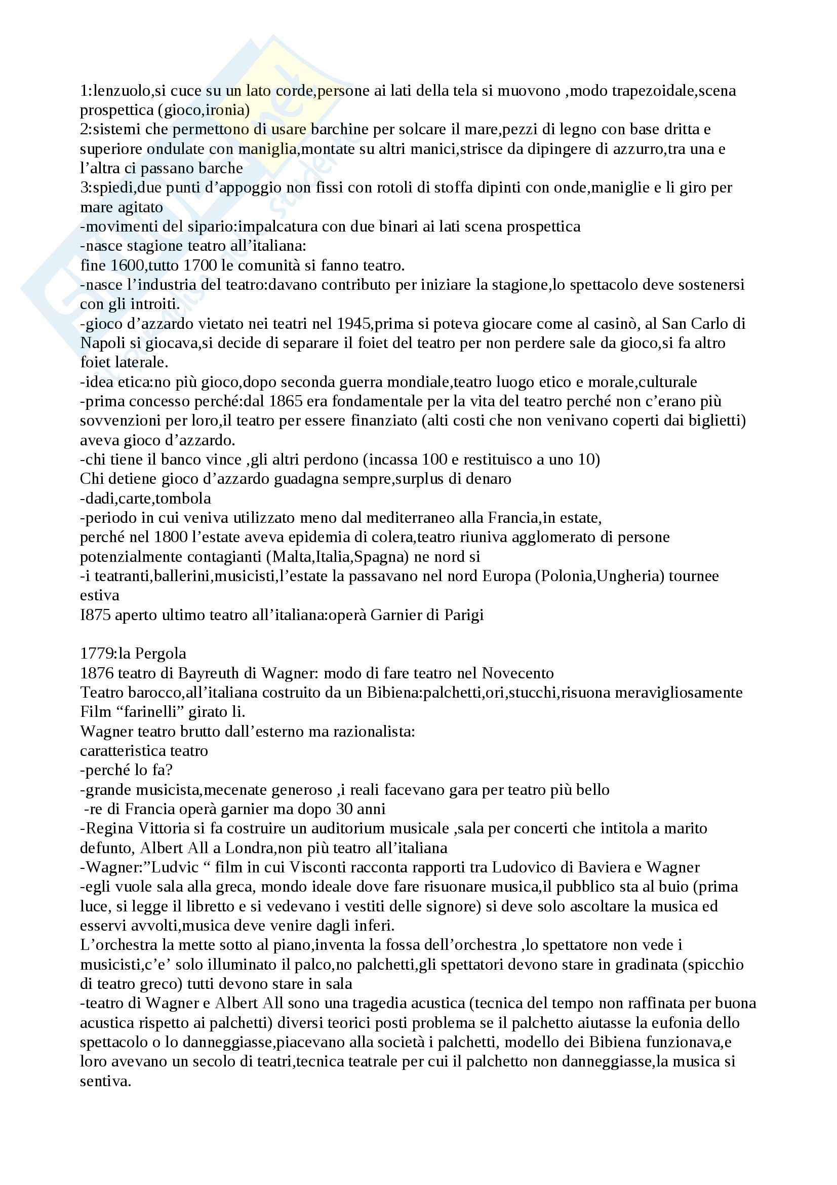 Lezioni, Scenografia Pag. 6