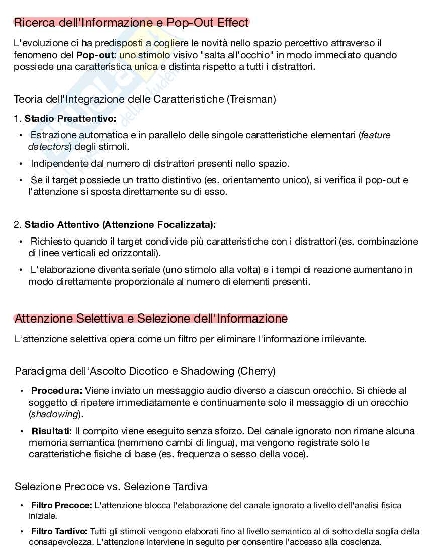 Appunti completi di Psicologia generale + Domande d'esame risolte Pag. 26