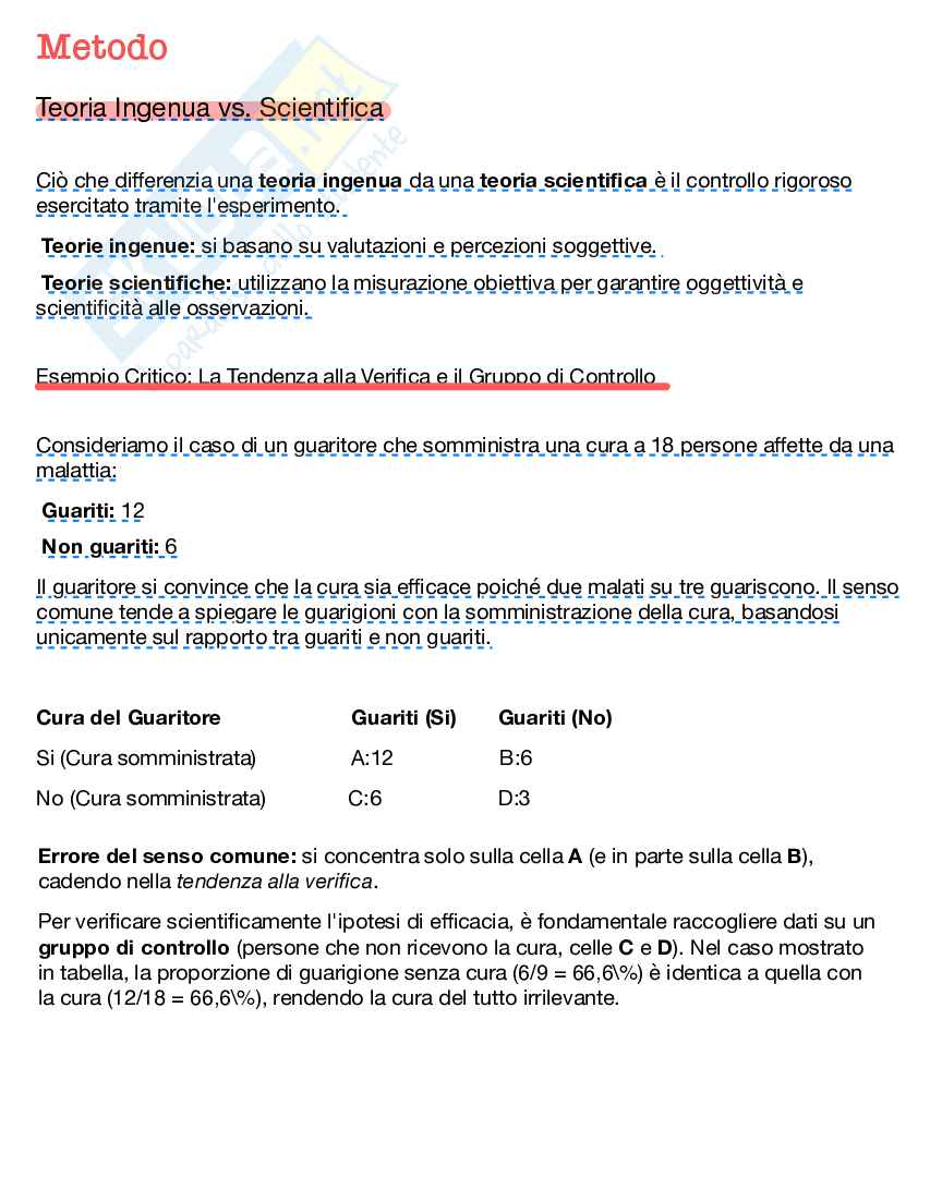 Appunti completi di Psicologia generale + Domande d'esame risolte Pag. 6