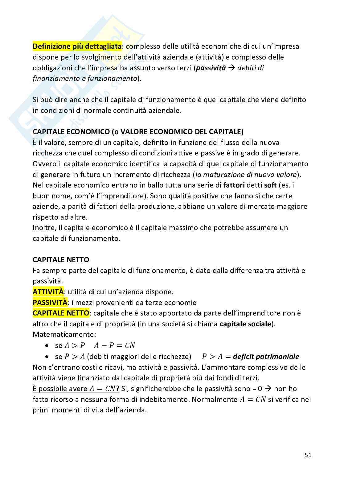 Appunti completi di Economia aziendale Pag. 51