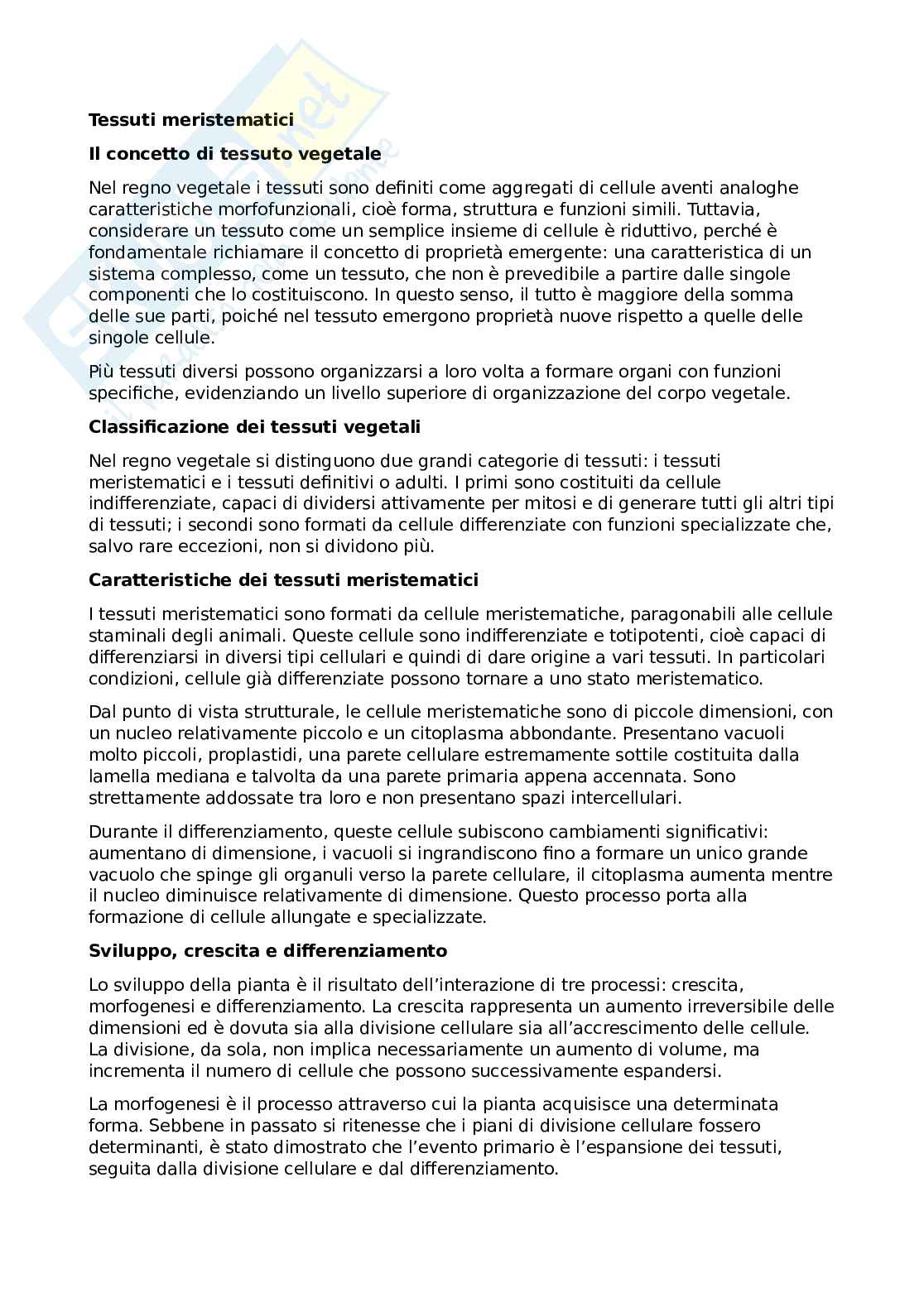 Appunti Botanica Pag. 1