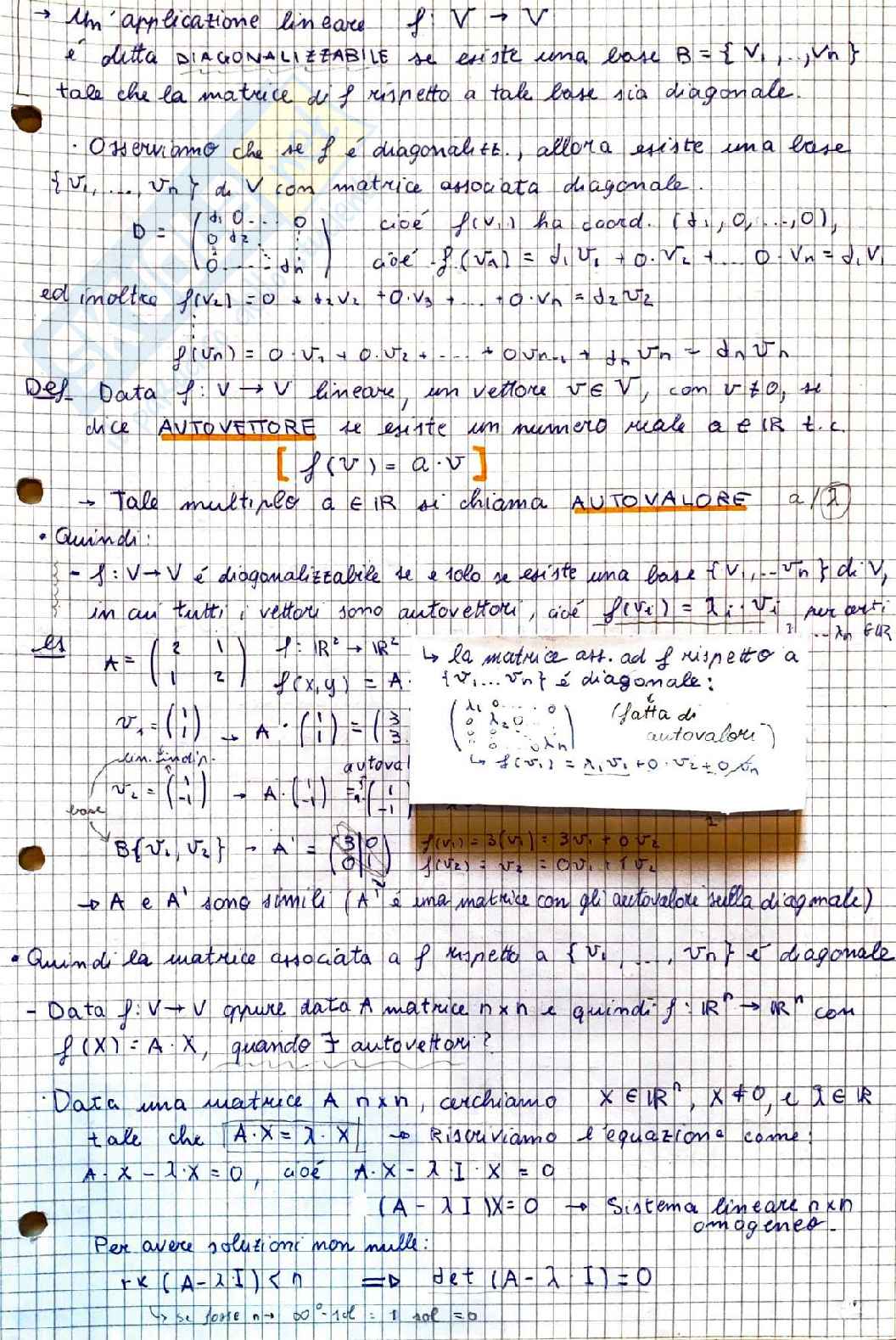 Appunti Geometria e algebra lineare Pag. 31