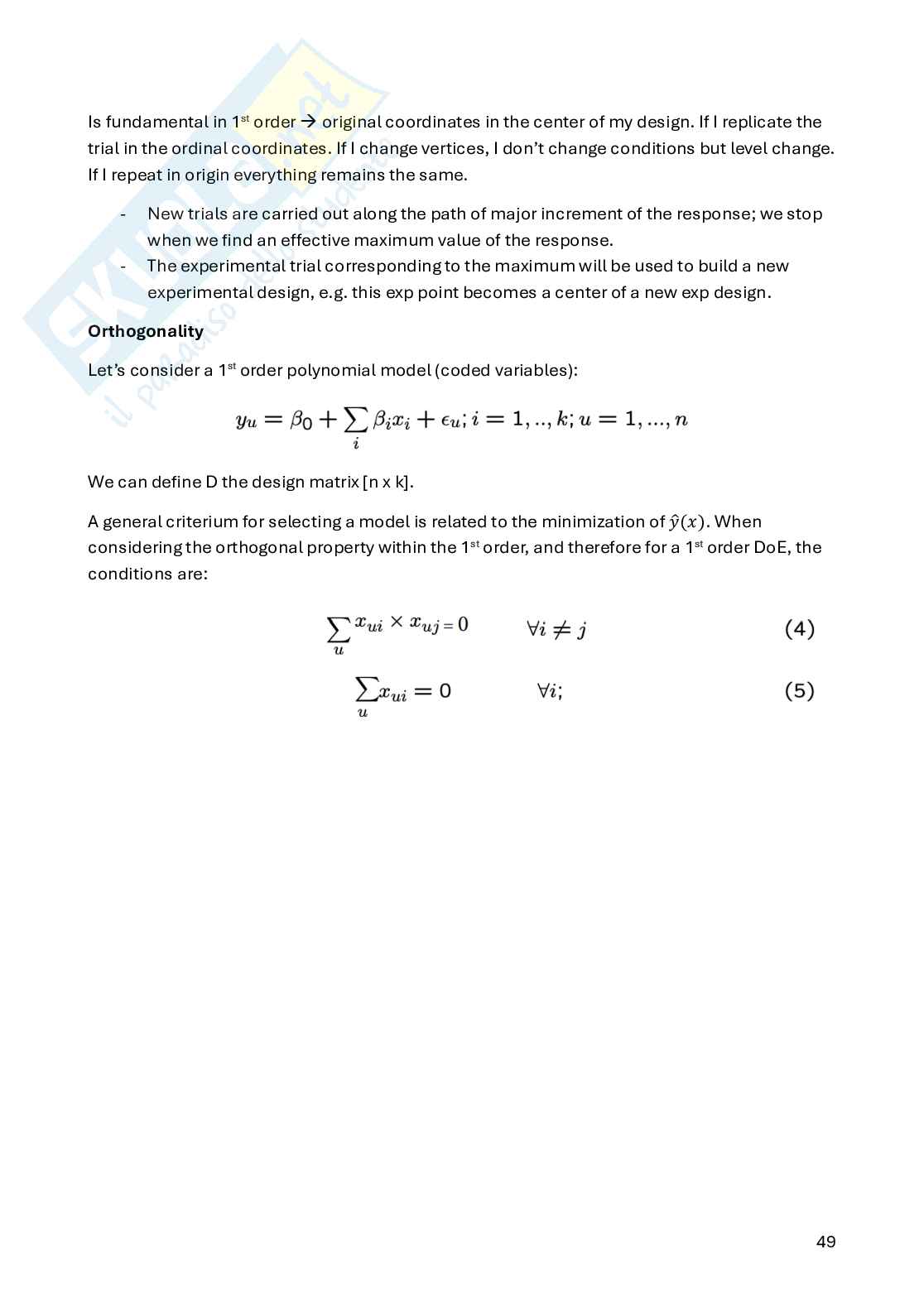 Appunti Statistica per la sperimentazione e le previsioni in ambito tecnologico (parte 2) Pag. 21