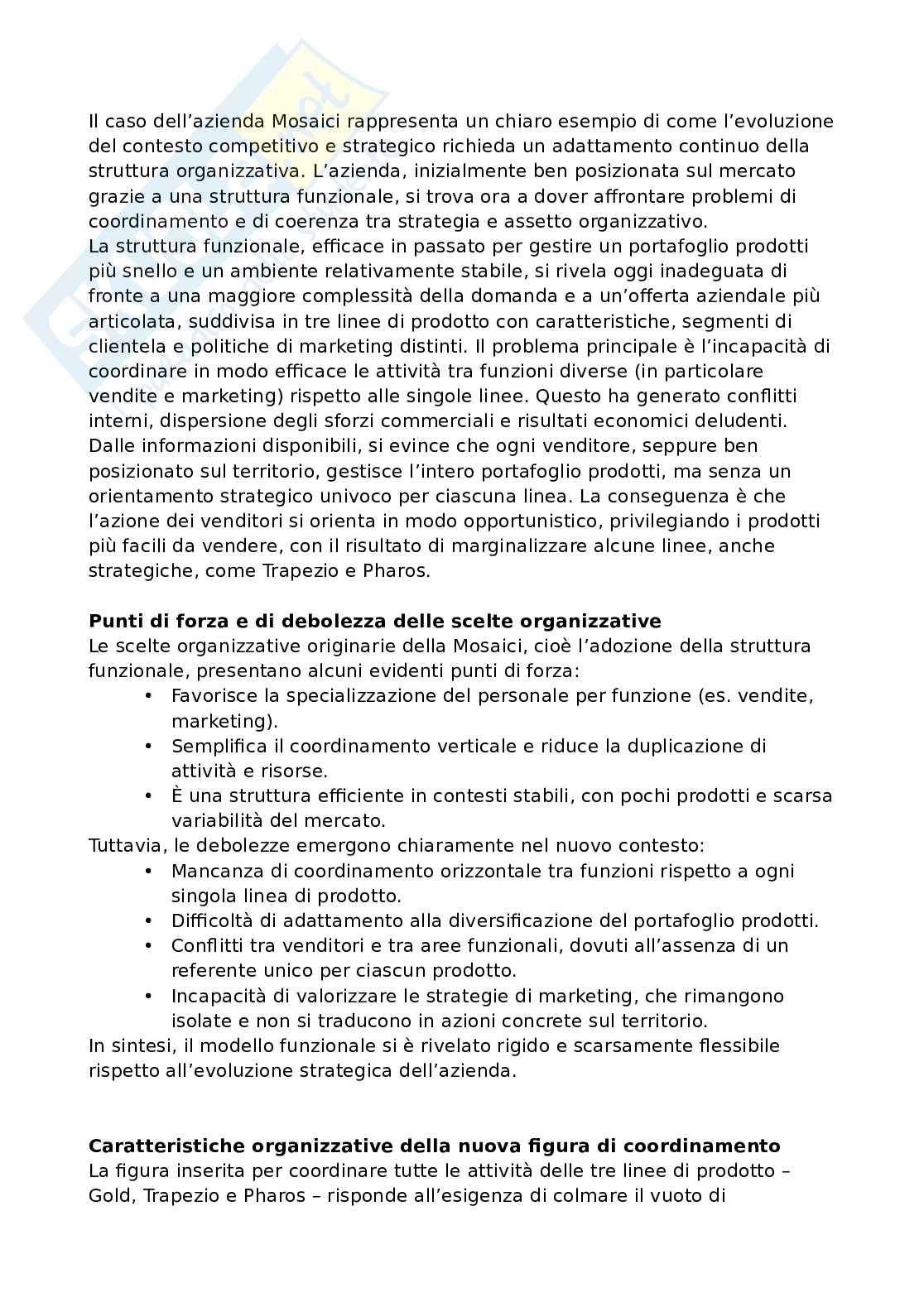 Organizzazione aziendale Pag. 16