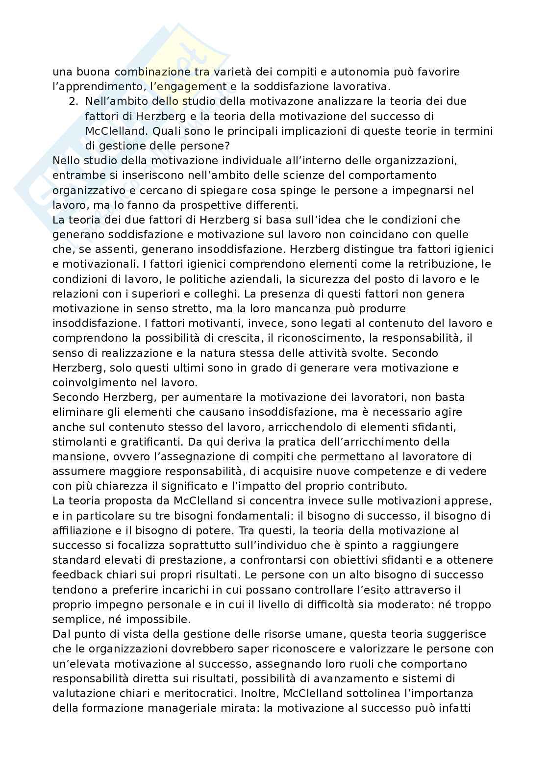 Organizzazione aziendale Pag. 2