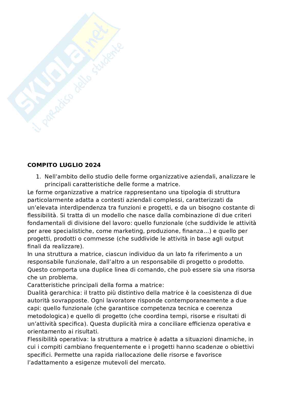 Organizzazione aziendale Pag. 6