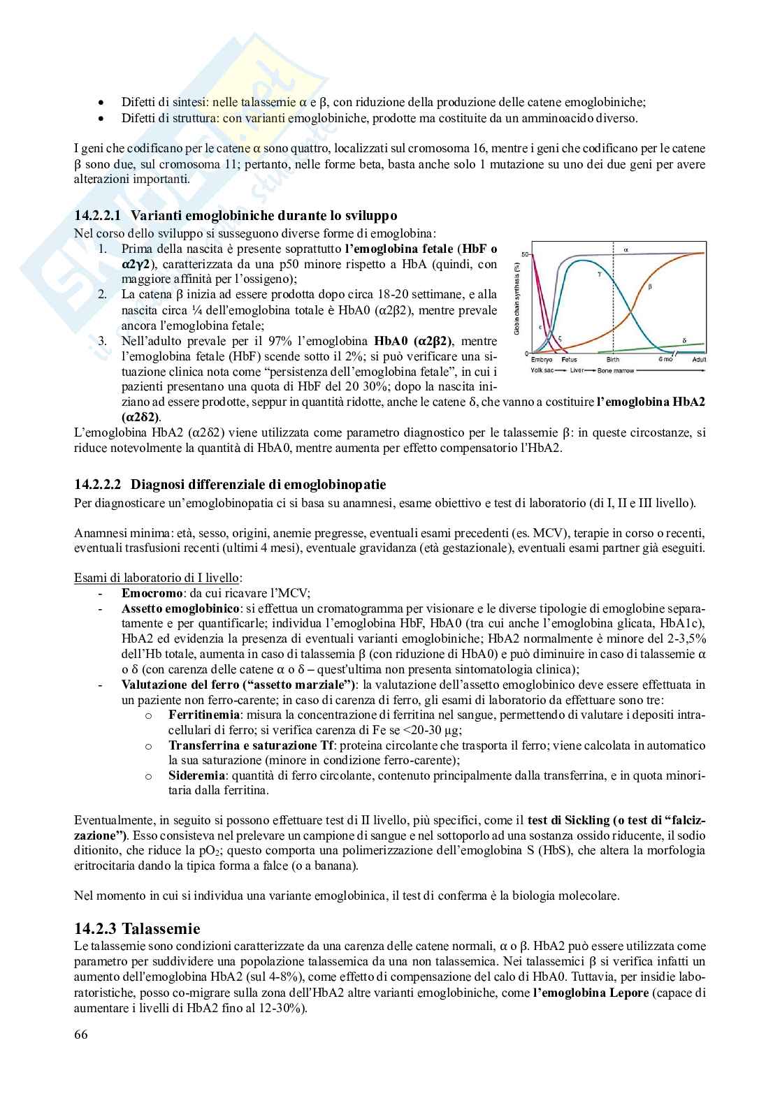 Appunti di Medicina di laboratorio Pag. 66