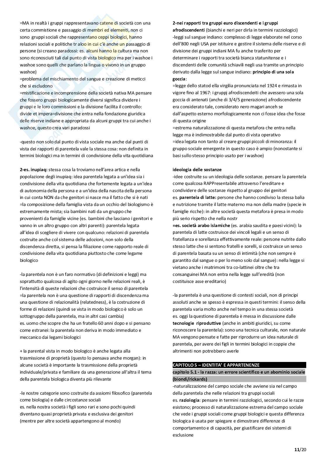 Antropologia culturale - Appunti seconda parte Pag. 11