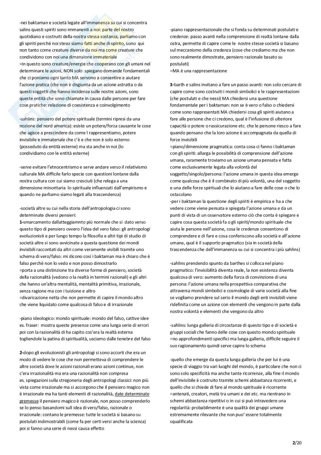 Antropologia culturale - Appunti seconda parte Pag. 2