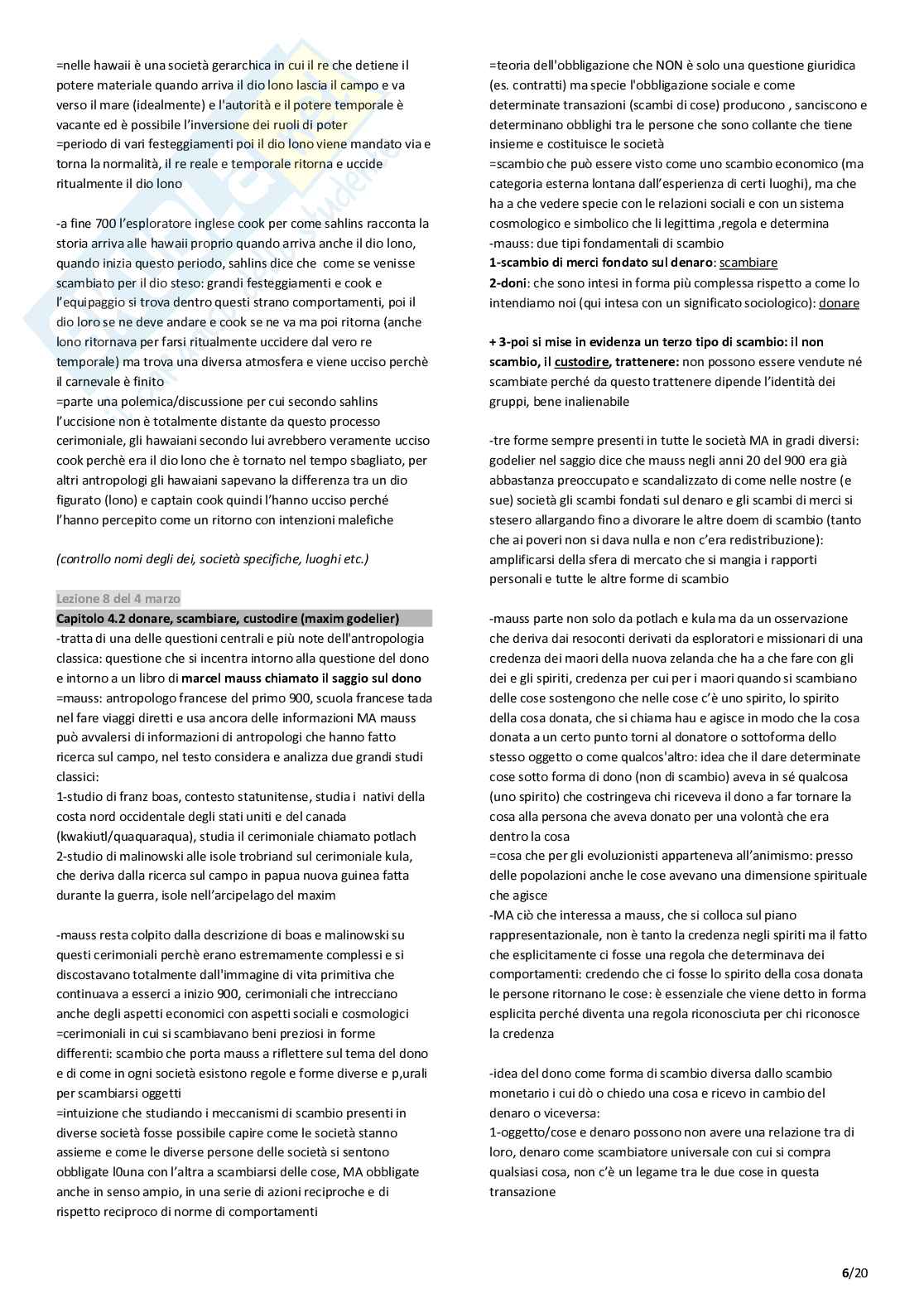 Antropologia culturale - Appunti seconda parte Pag. 6