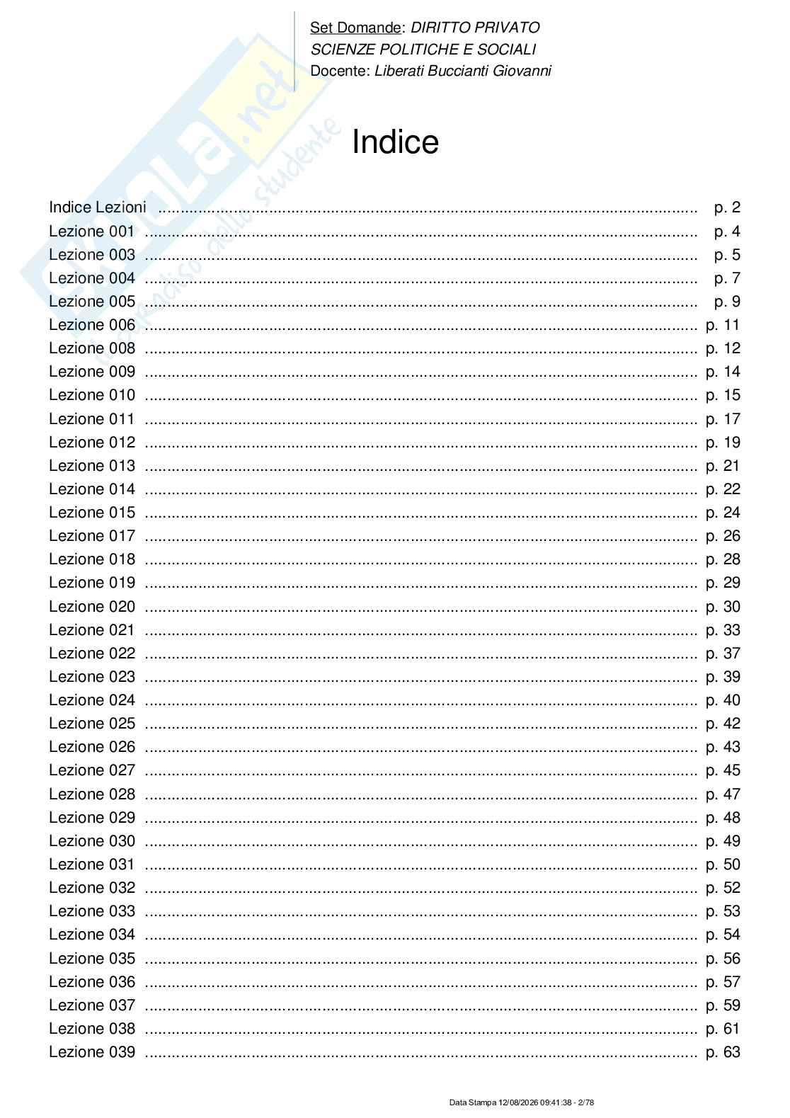 Paniere nuovo (2026) completo di Diritto privato  Pag. 2