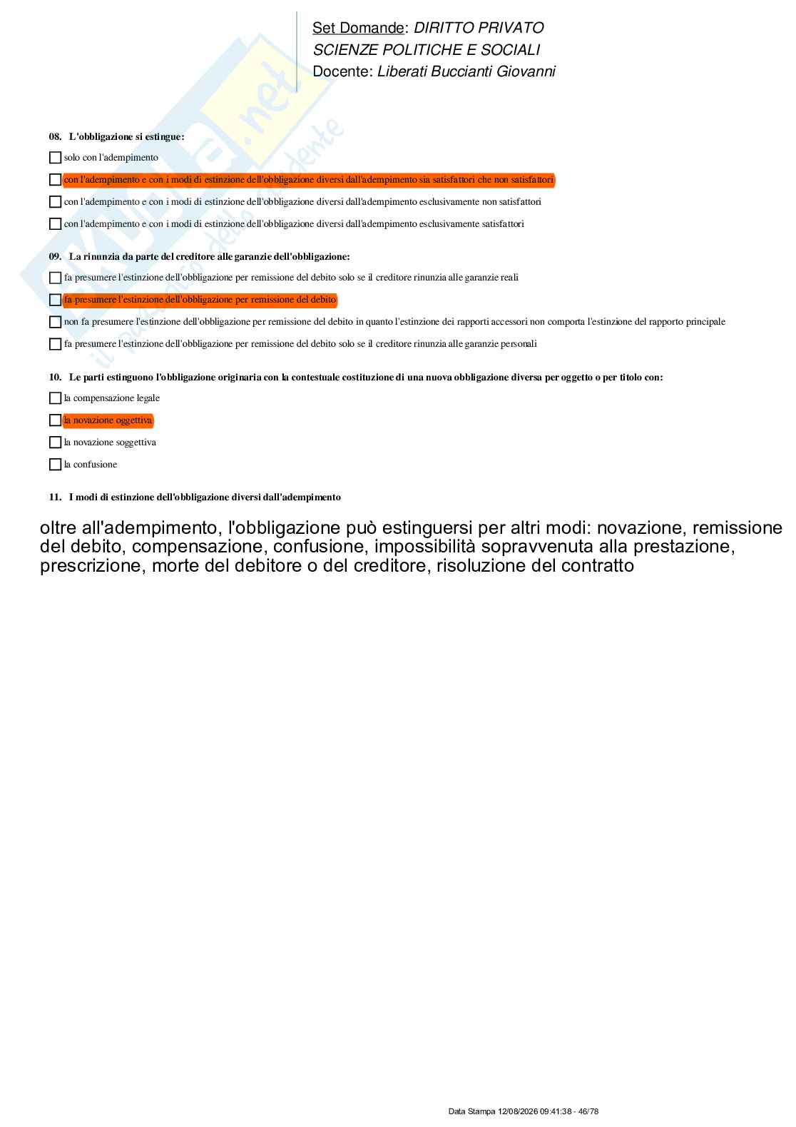 Paniere nuovo (2026) completo di Diritto privato  Pag. 46