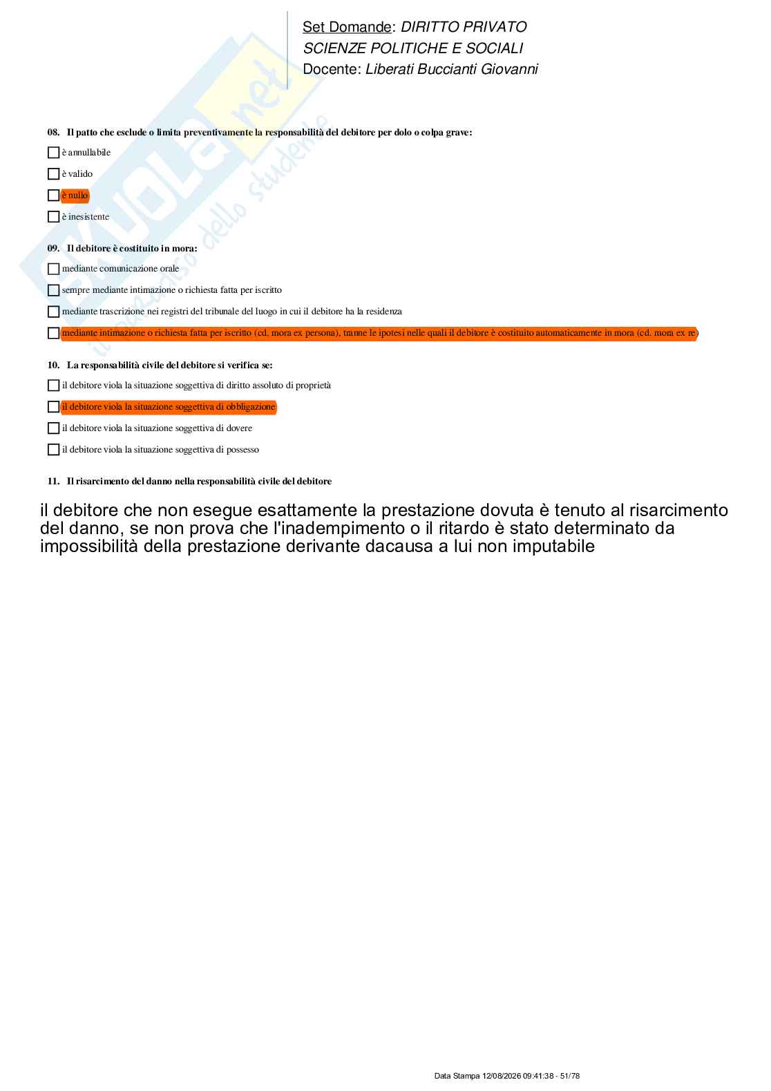 Paniere nuovo (2026) completo di Diritto privato  Pag. 51