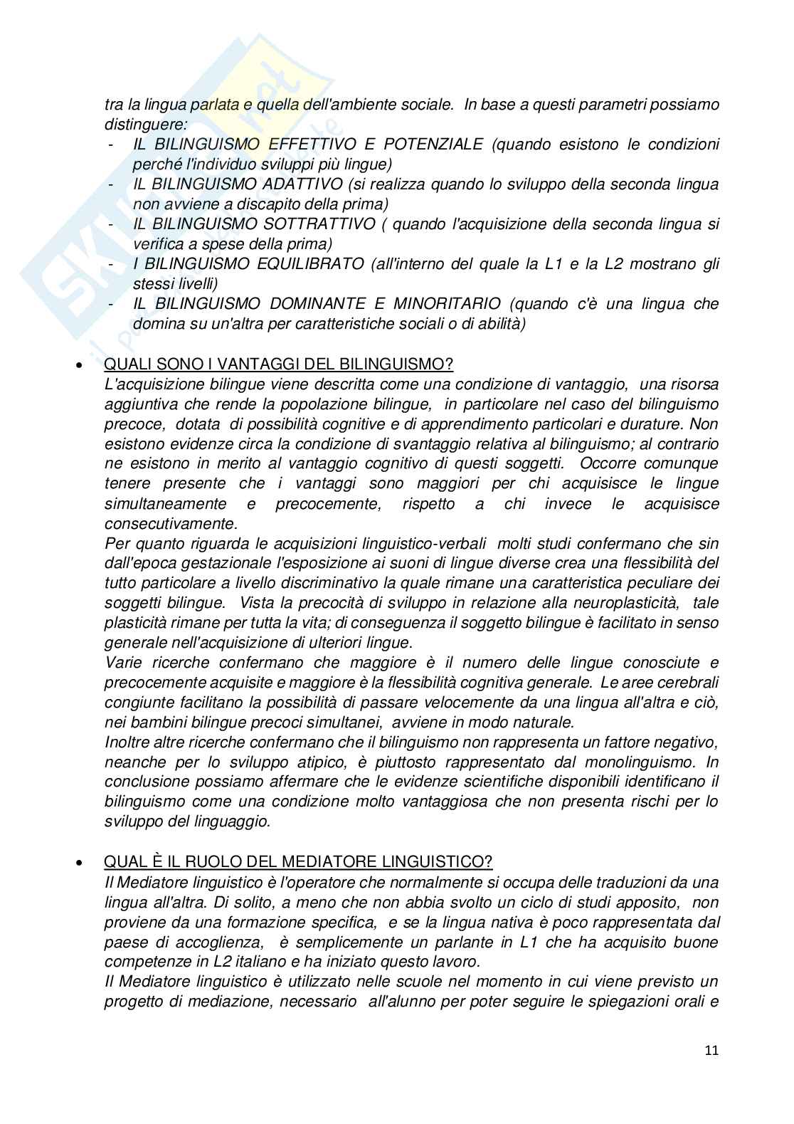 Domande esame Psicologia dell'handicap e della riabilitazione - Prof. Pecini Pag. 11