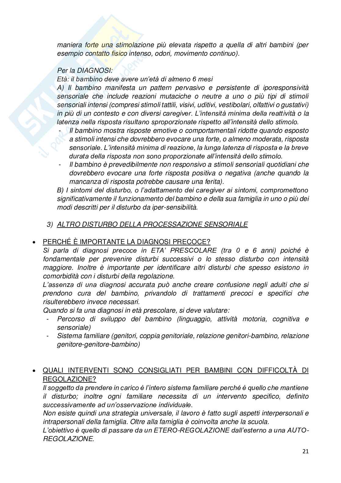 Domande esame Psicologia dell'handicap e della riabilitazione - Prof. Pecini Pag. 21