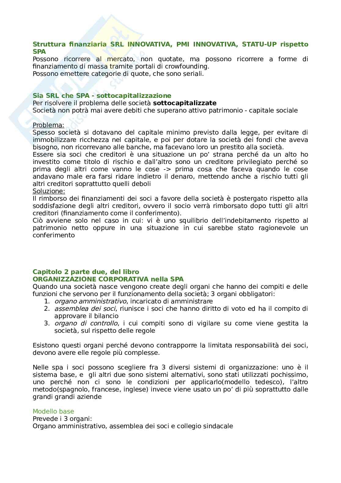 Appunti Diritto commerciale Pag. 1