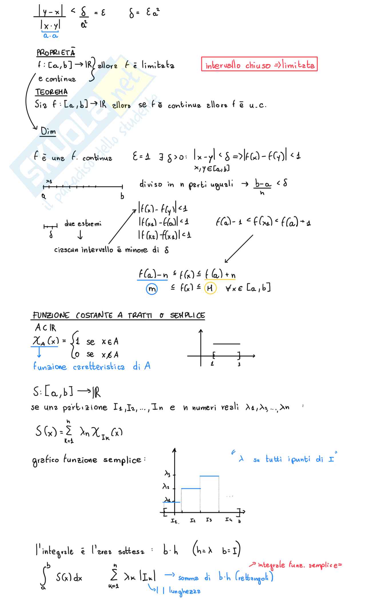 Appunti secondo parziale Analisi matematica 1 Pag. 2