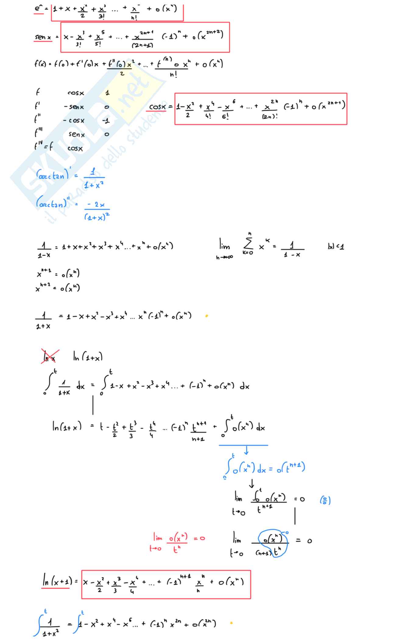 Appunti secondo parziale Analisi matematica 1 Pag. 21