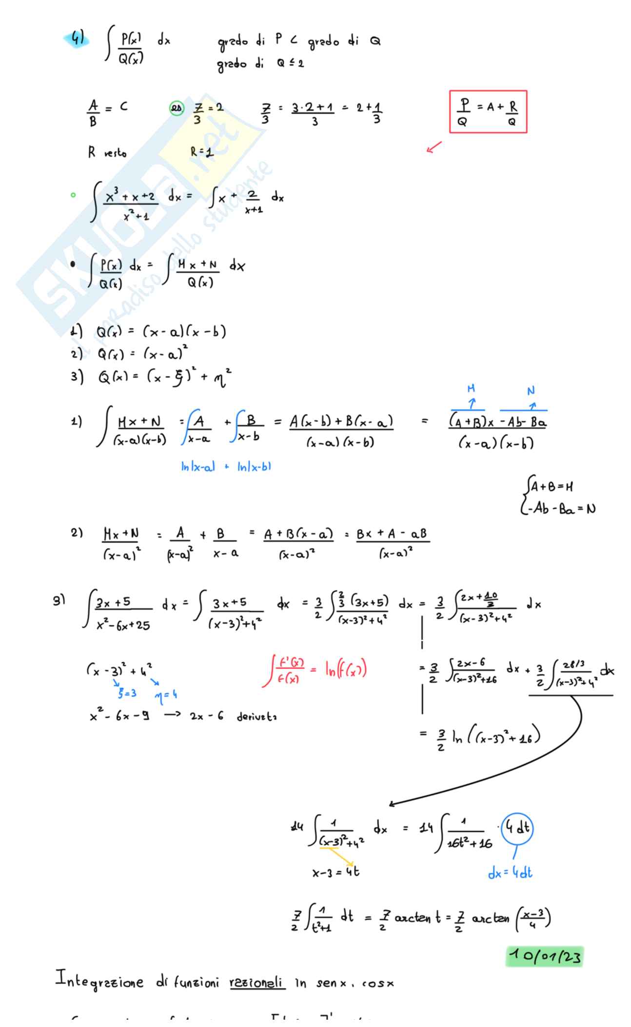Appunti secondo parziale Analisi matematica 1 Pag. 26