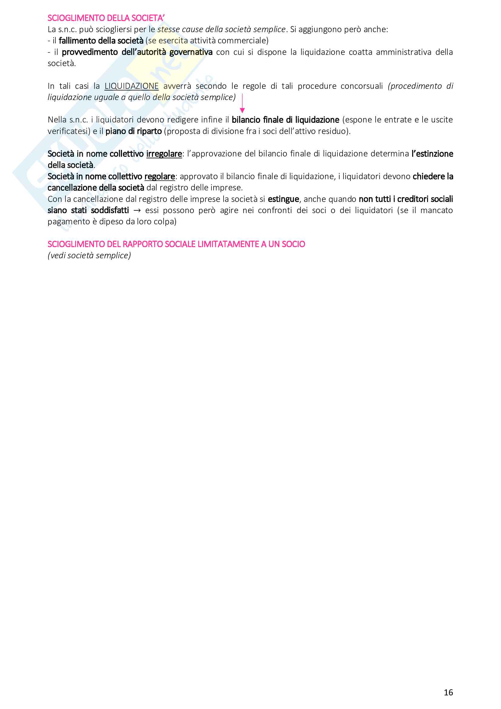 Riassunto esame diritto commerciale, prof. Morini, libro consigliato Manuale di diritto commerciale, Campobasso Pag. 16