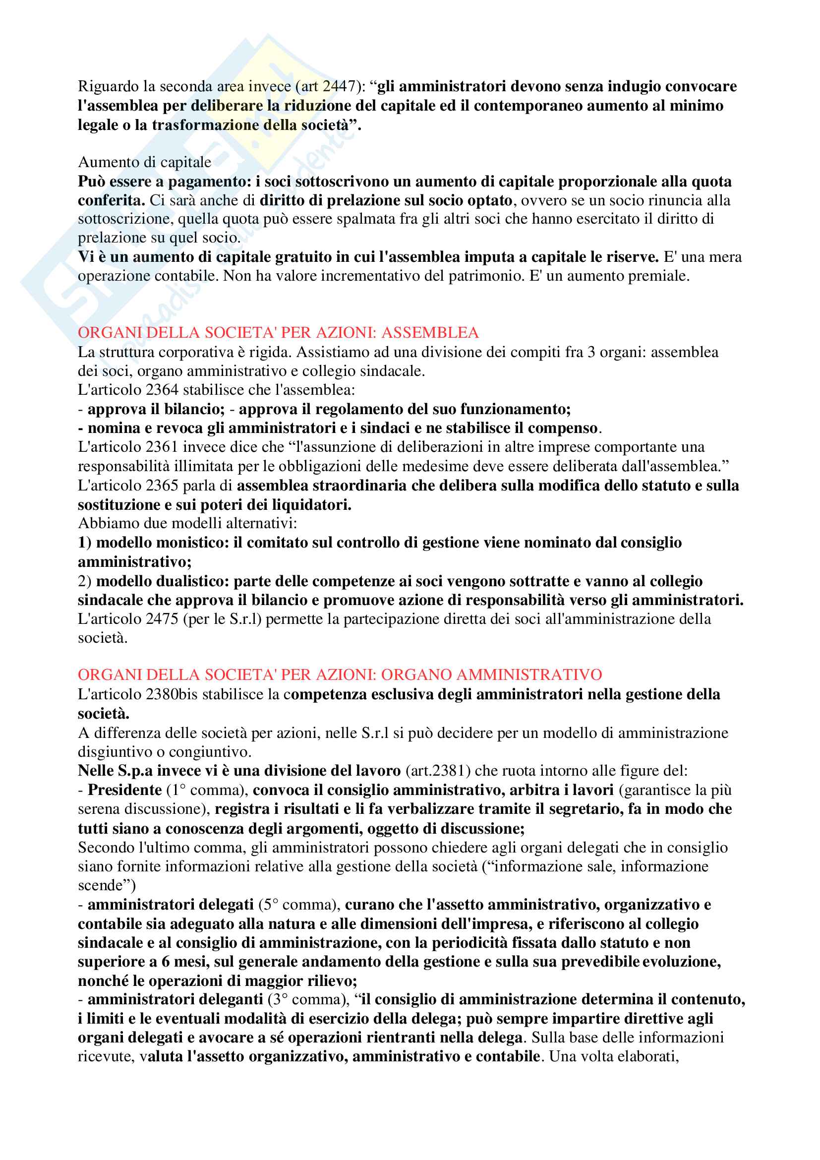 Diritto commerciale - Riassunto Pag. 16