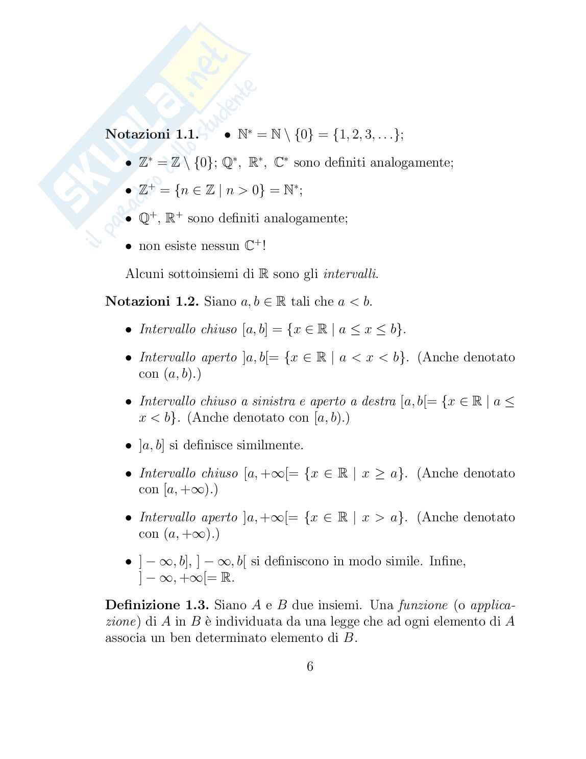 Appunti Fondamenti di algebra lineare e geometria Pag. 6