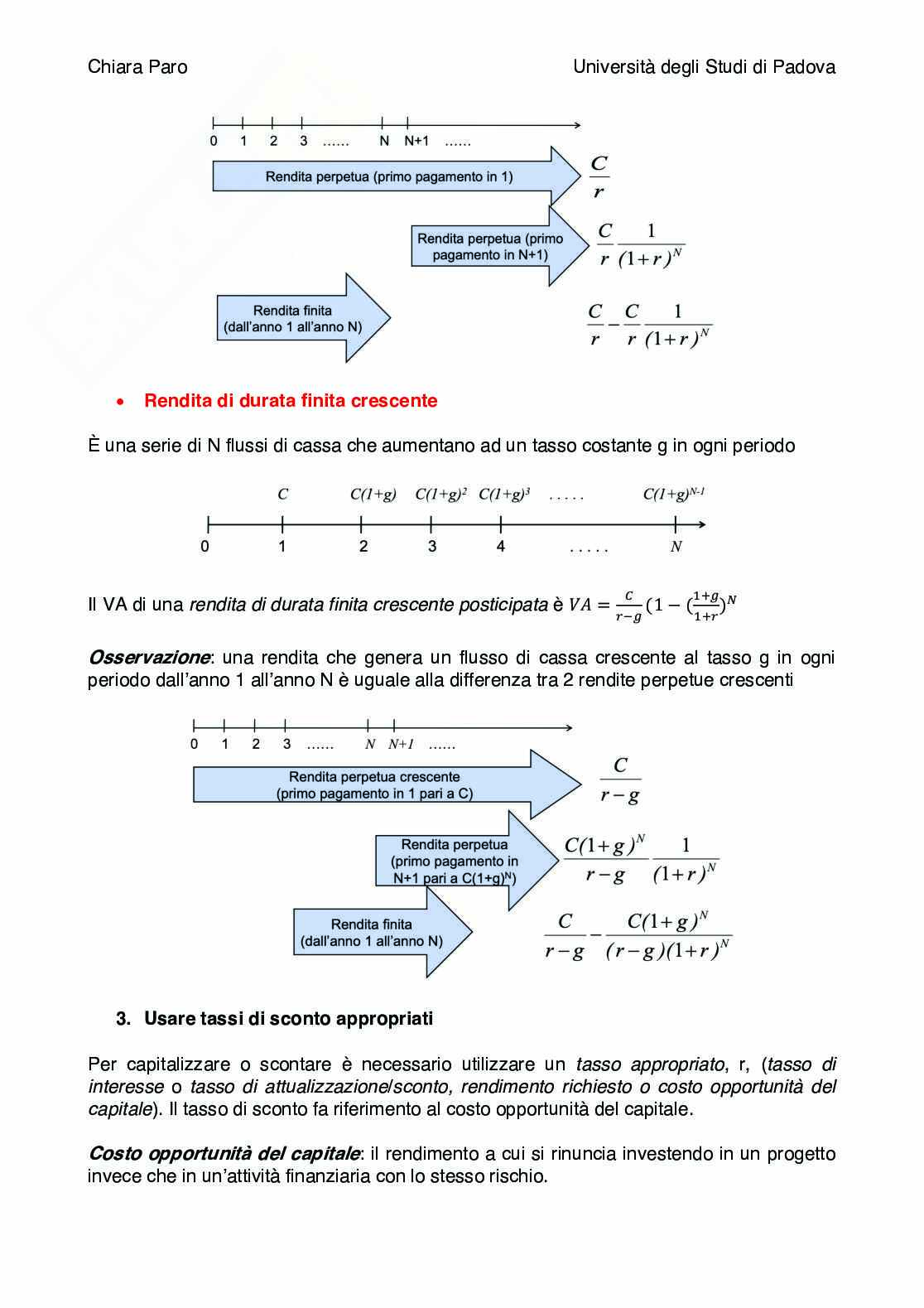 Teoria della Finanza e Finanza Aziendale Pag. 16