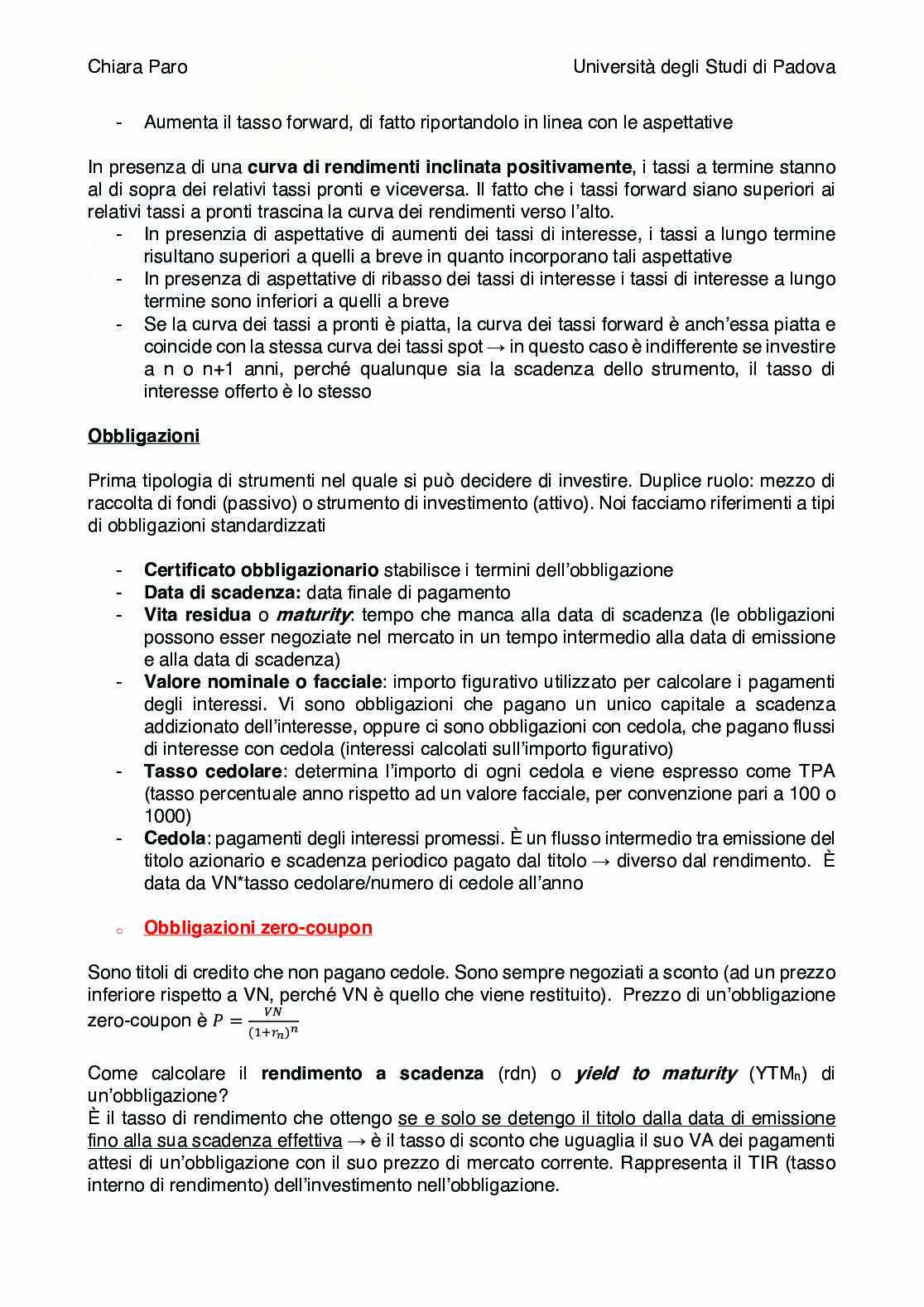 Teoria della Finanza e Finanza Aziendale Pag. 21