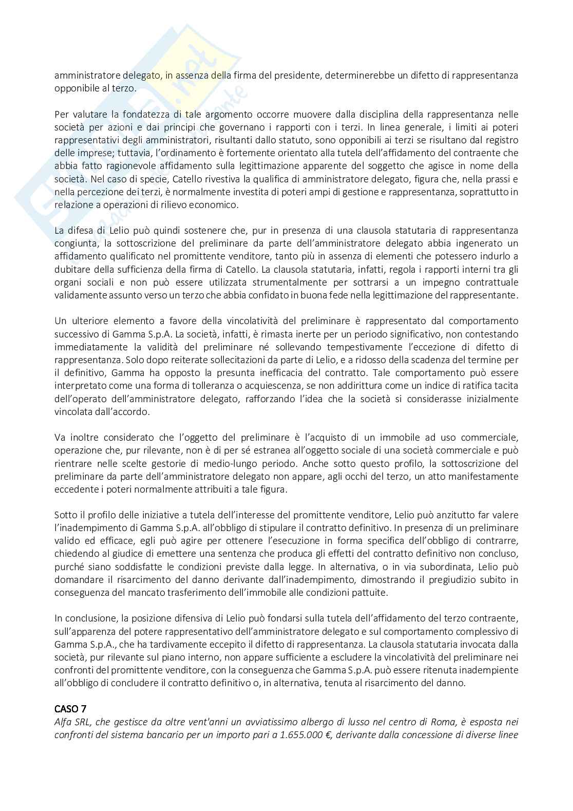 Casi esame Diritto commerciale avanzato Pag. 11