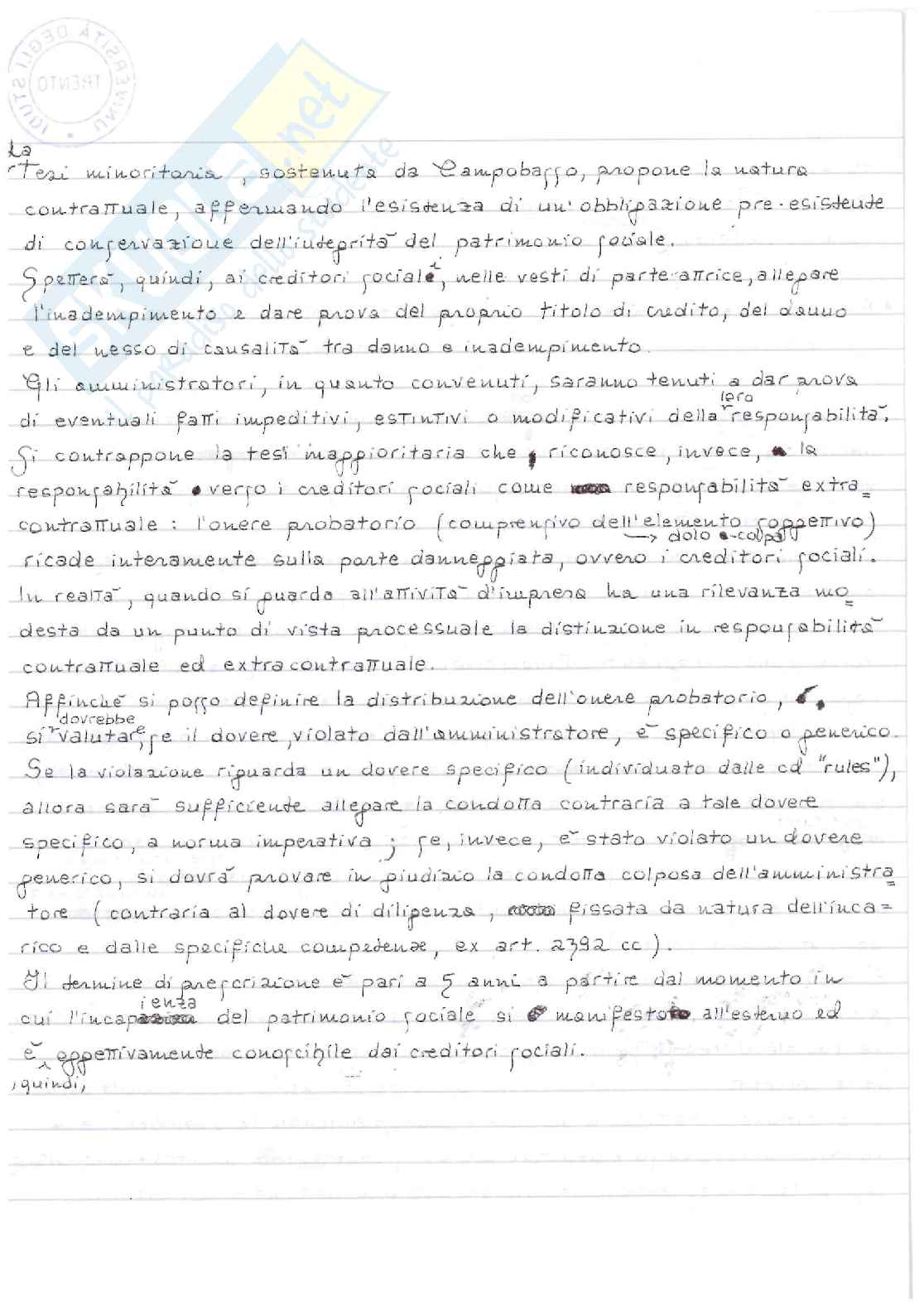 Casi esame Diritto commerciale avanzato Pag. 16