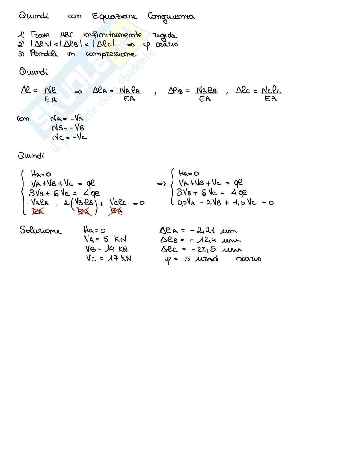 Esercizi Comportamento meccanico dei materiali Pag. 36
