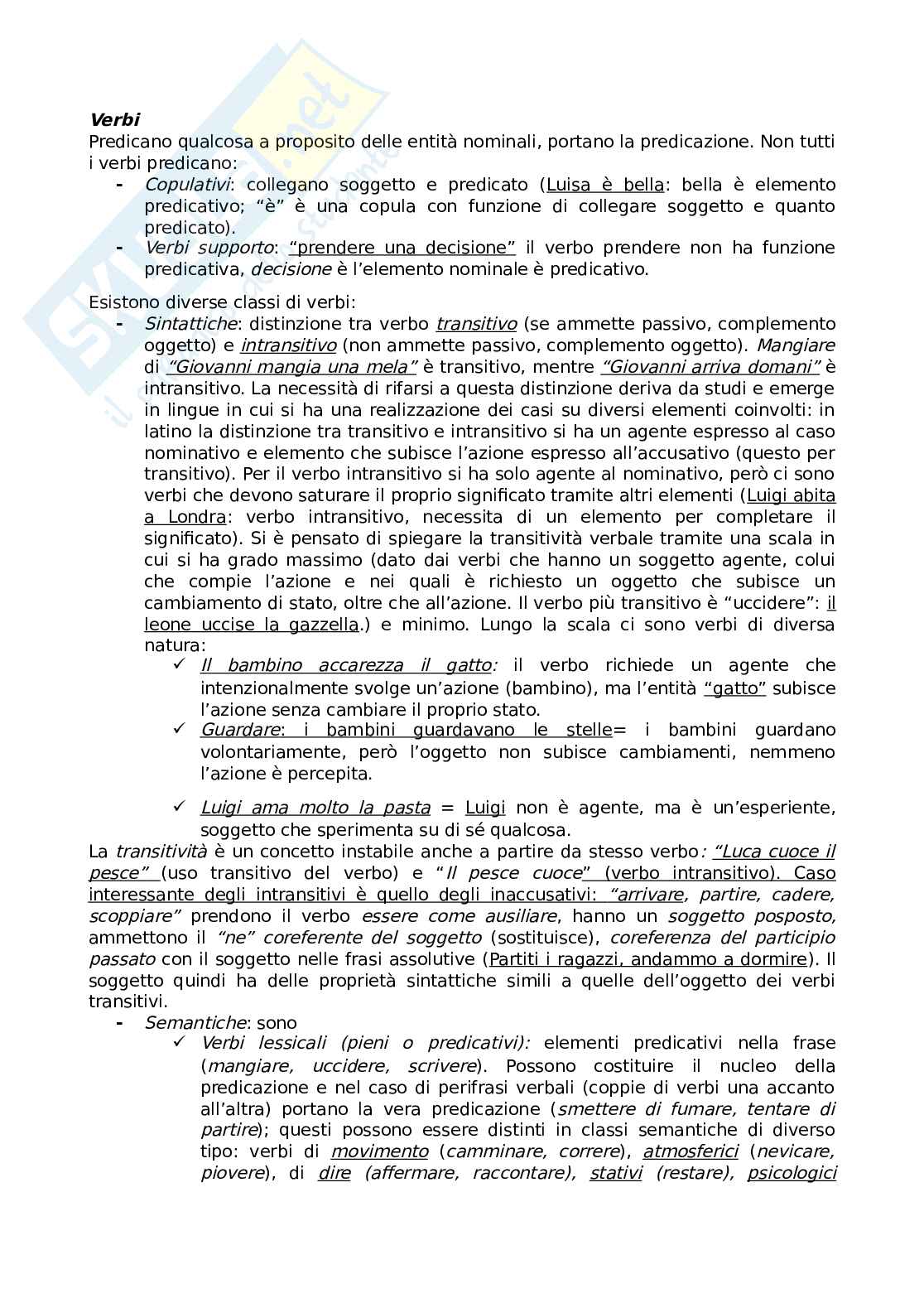 Linguistica descrittiva e storica Pag. 31