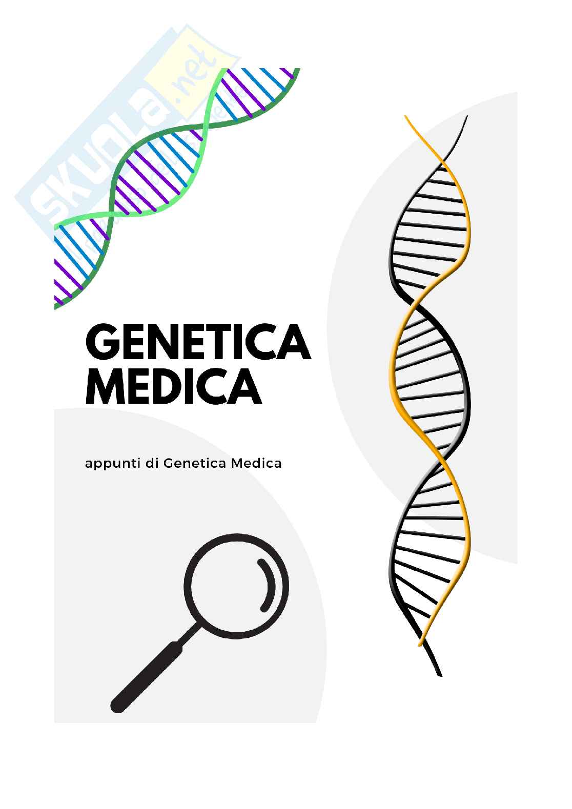 Argomenti sommari genetica Pag. 1