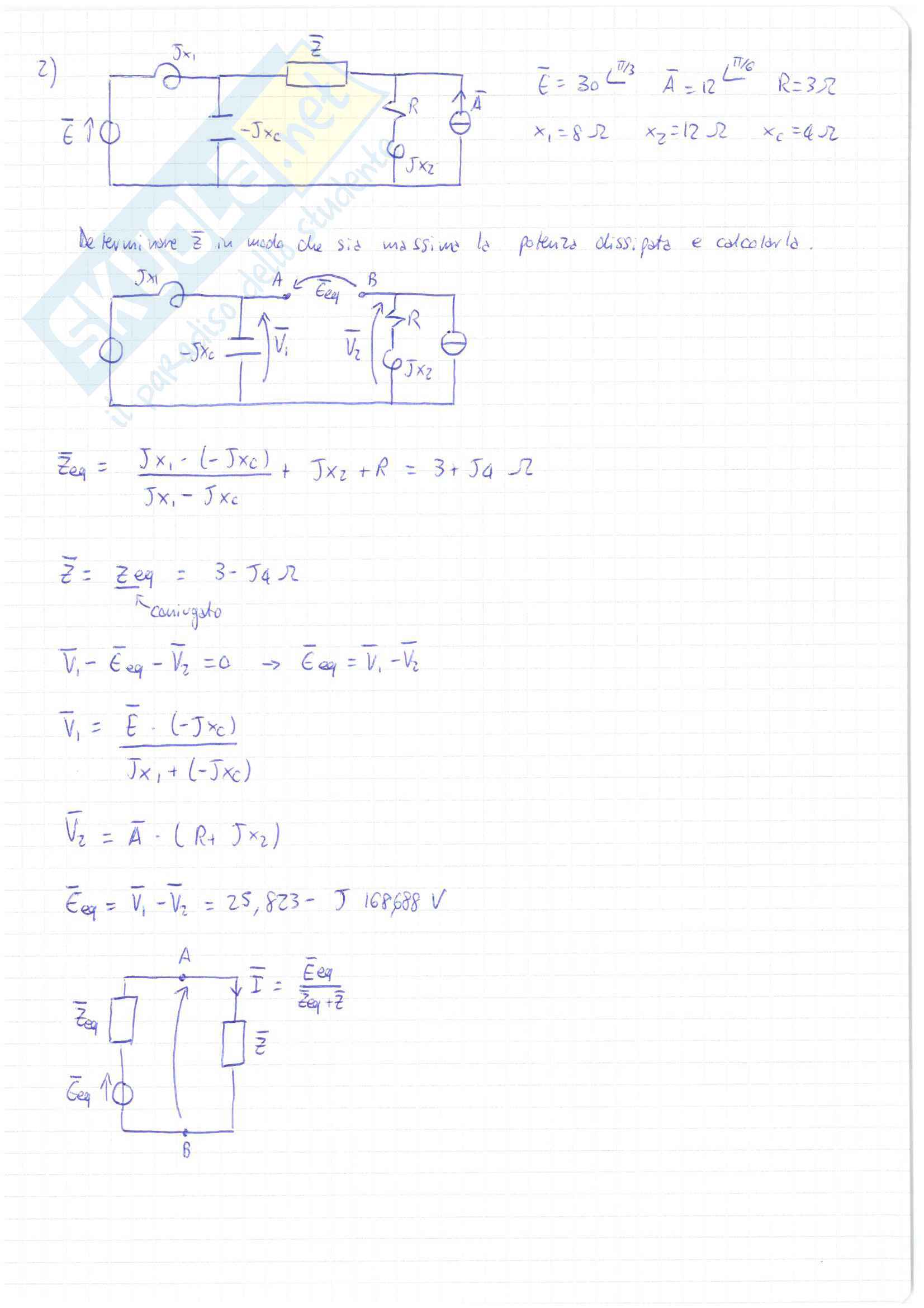 Elettrotecnica esercitazione Pag. 31