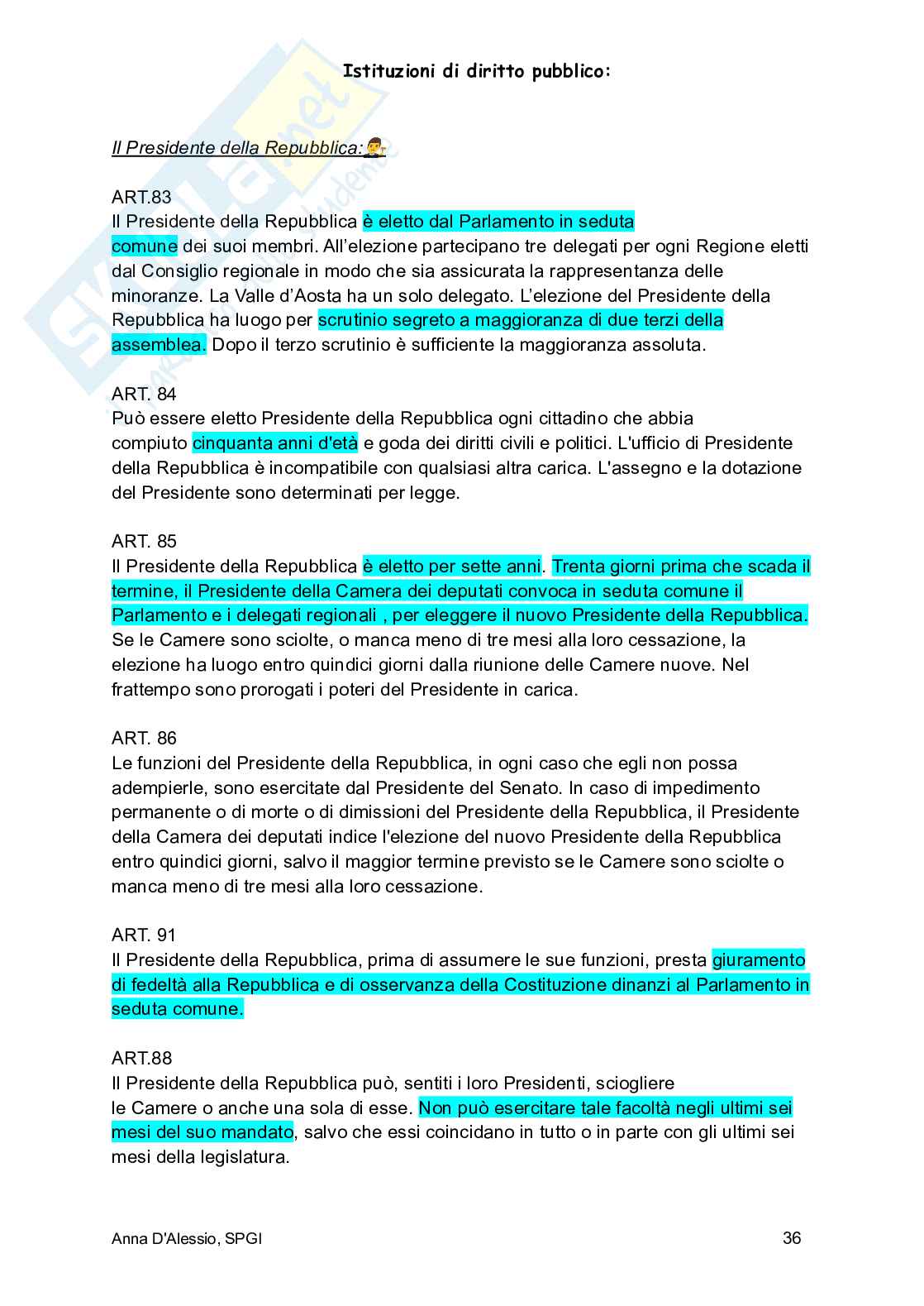 Istituzioni di diritto pubblico Pag. 36