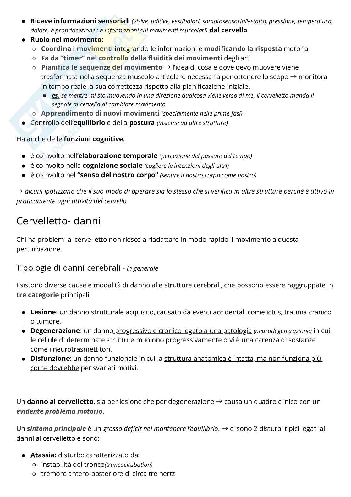 Riassunto esame Psicobiologia, Prof. Fiorio Mirta, libro consigliato Neuroscienze cognitive , Gazzaniga  Pag. 36