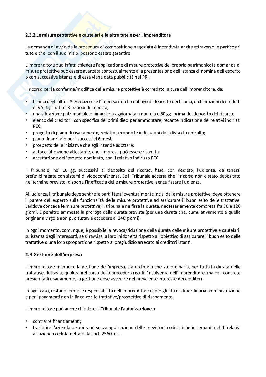 Appunti di Diritto fallimentare Pag. 11