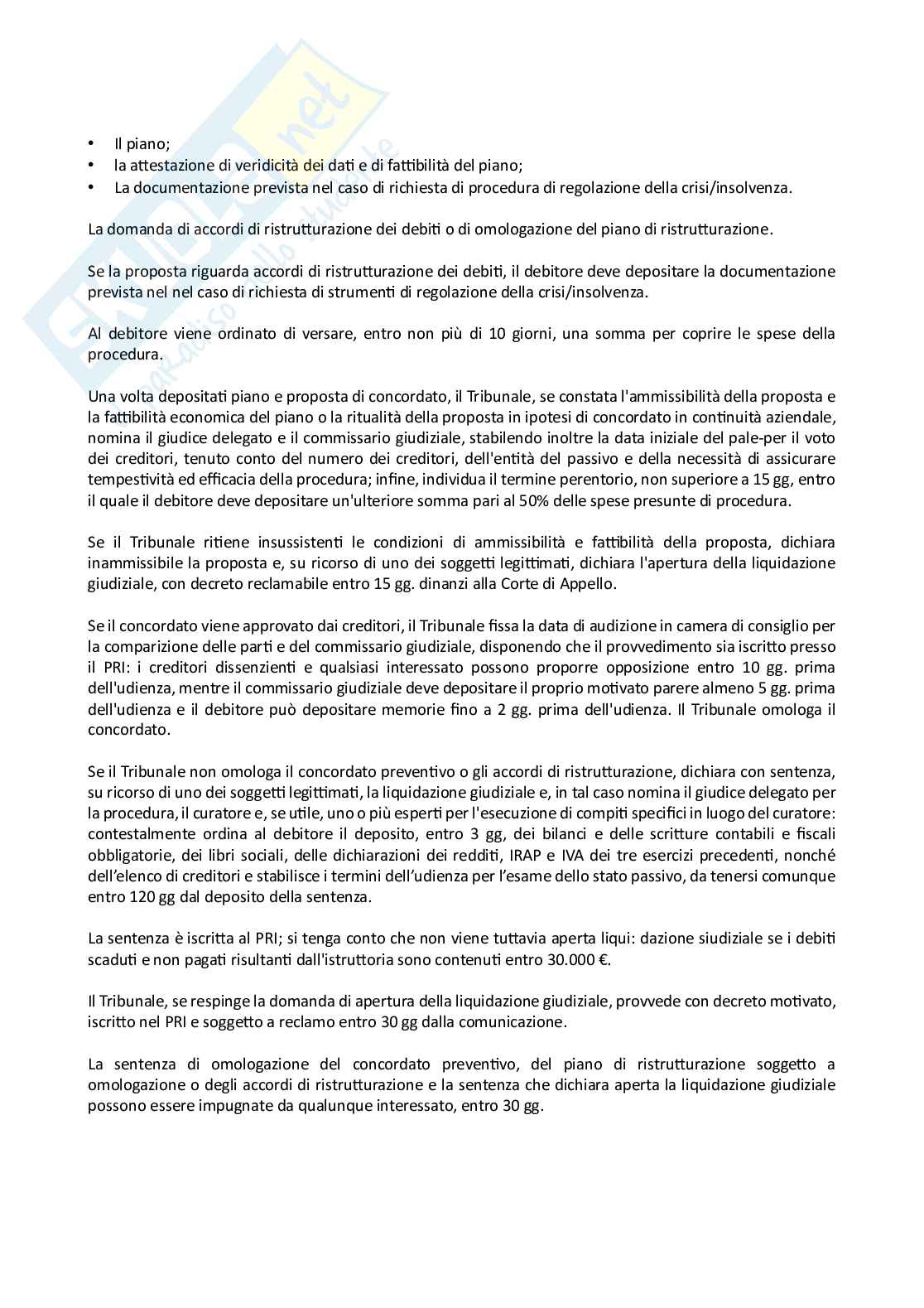 Appunti di Diritto fallimentare Pag. 16