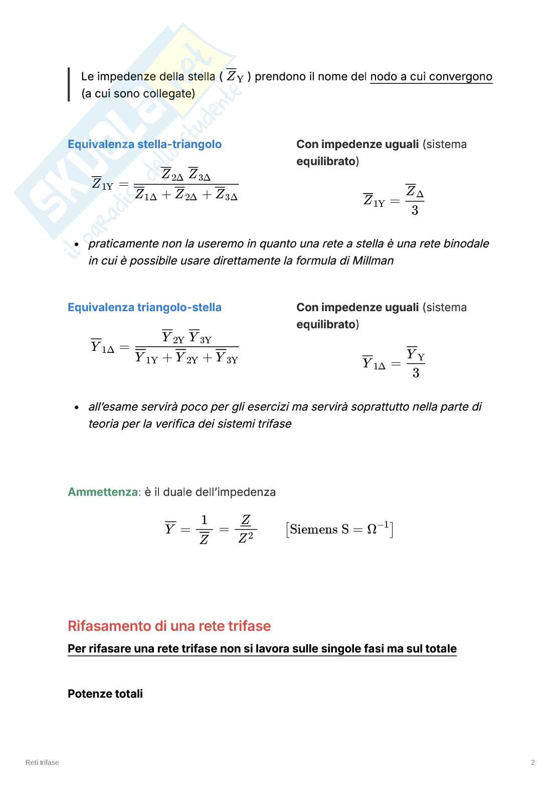 Appunti riassuntivi e formulari di Principi di ingegneria elettrica Pag. 21