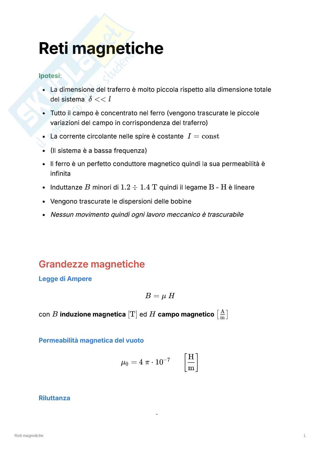 Appunti riassuntivi e formulari di Principi di ingegneria elettrica Pag. 31