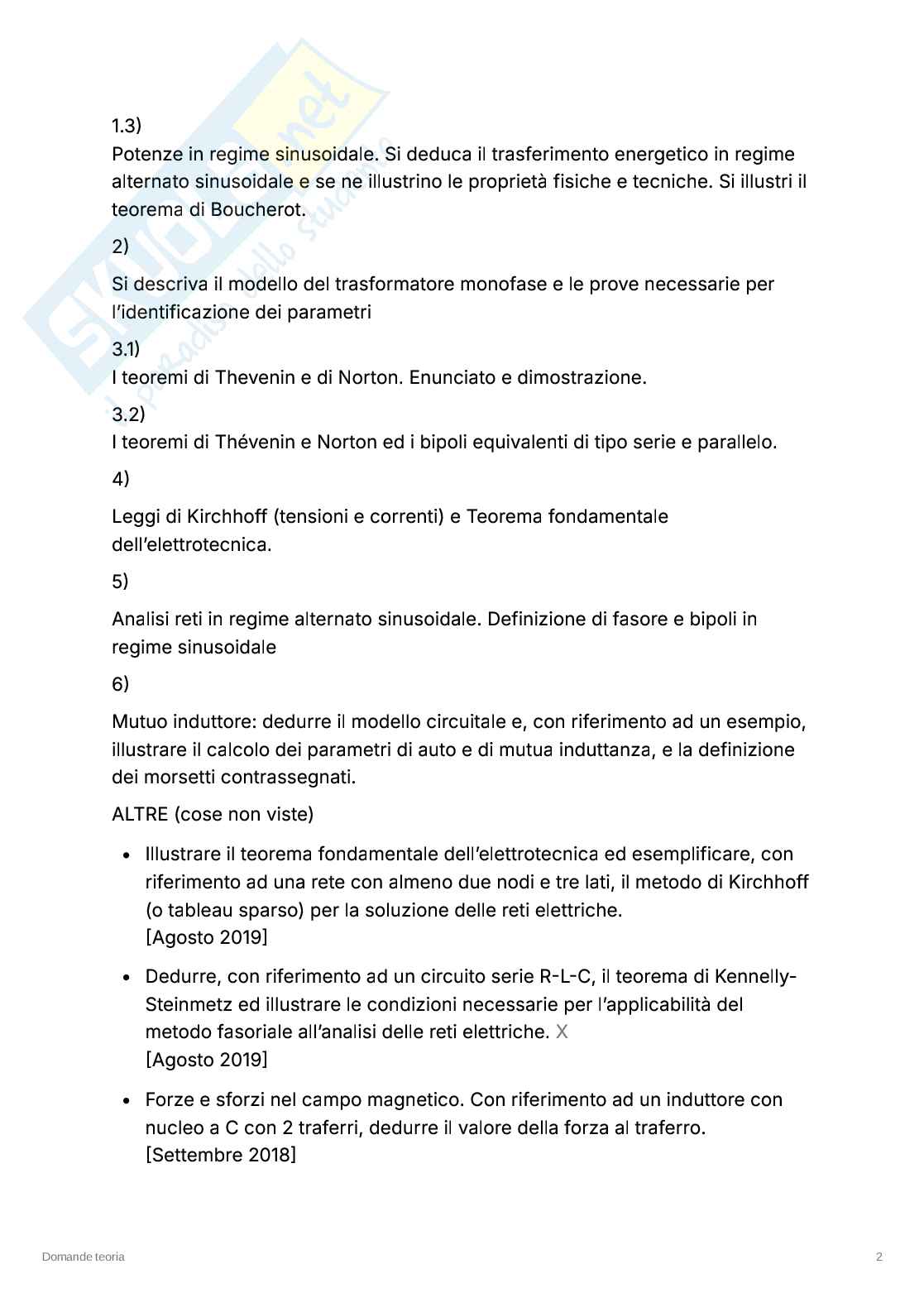 Appunti riassuntivi e formulari di Principi di ingegneria elettrica Pag. 46
