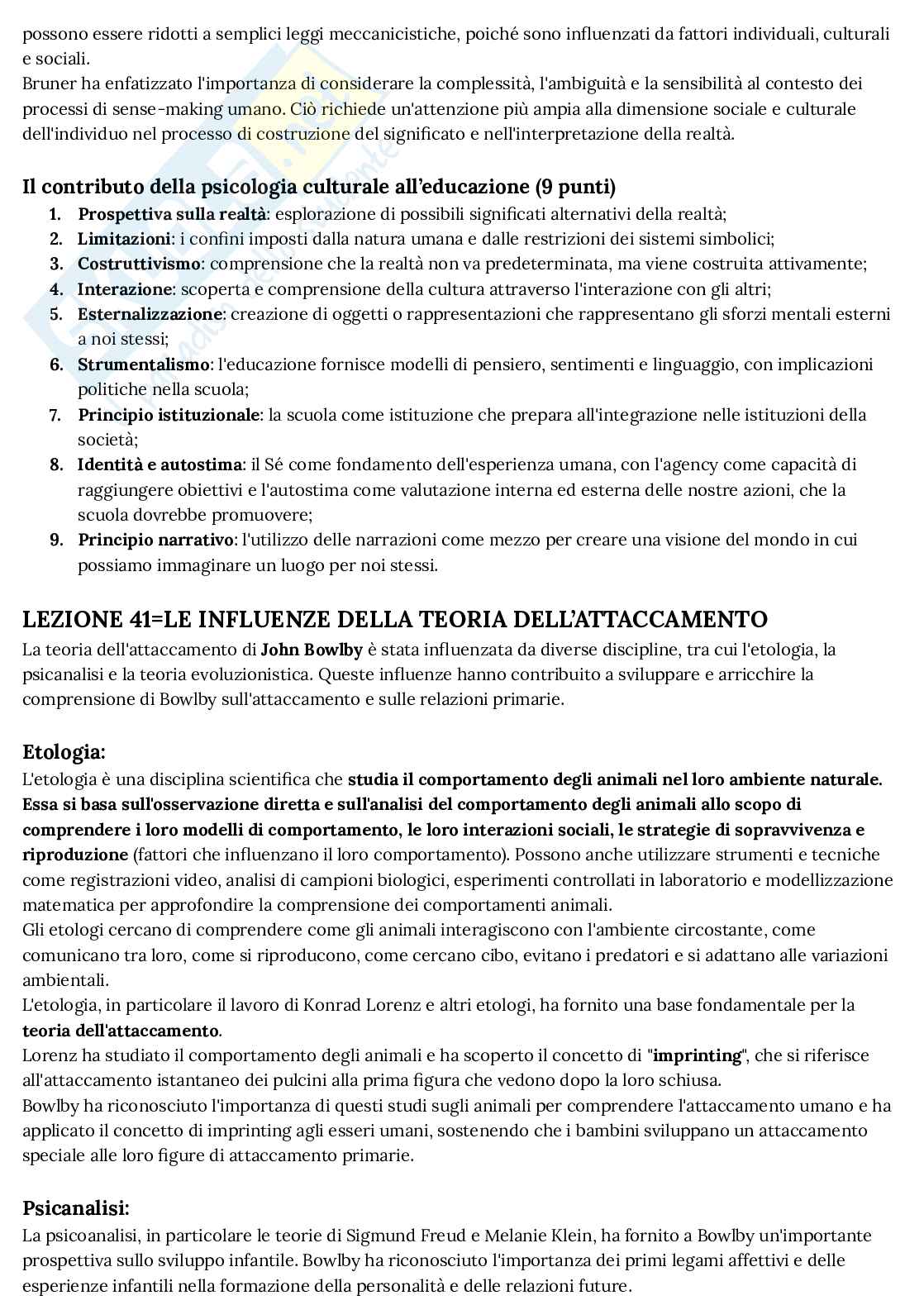 Appunti di Psicologia dello sviluppo e dell'educazione Pag. 41
