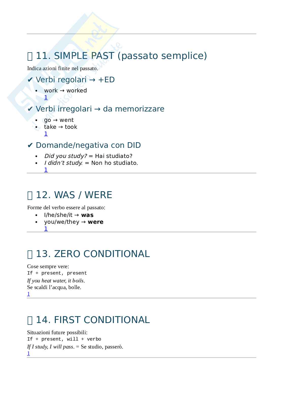 Inglese A2 per test idoneità CLA Pag. 6