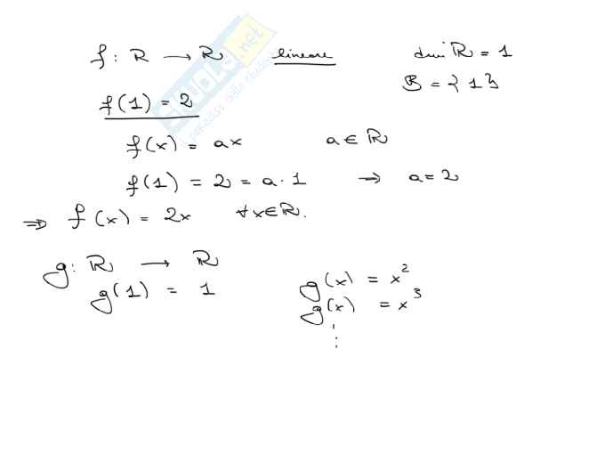 Lezioni sui sottospazi - Algebra lineare e geometria Pag. 31